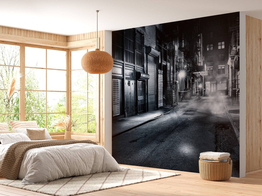 Architectuur Wallgroup | Verlaten Steeg In New York Fotobehang