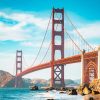 Architectuur Wallgroup | Golden Gate Bridge Op Een Heldere Dag Fotobehang