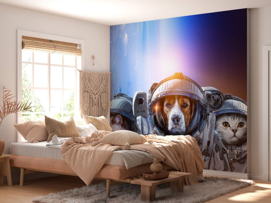 Dieren Wallgroup | Dierlijke Astronauten Fotobehang