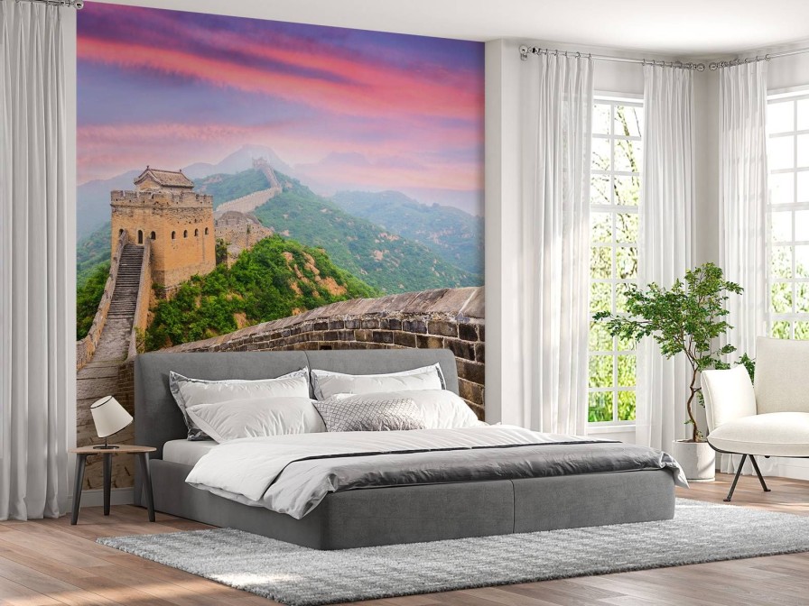 Landschap Wallgroup | Chinese Muur Onder Een Unieke Hemel Fotobehang