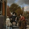 Kunst Wallgroup | Adolf En Catharina Croeser Aan De Oude Delft Fotobehang