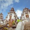 Architectuur Wallgroup | De Pura Lempuyang Tempel In Bali Fotobehang