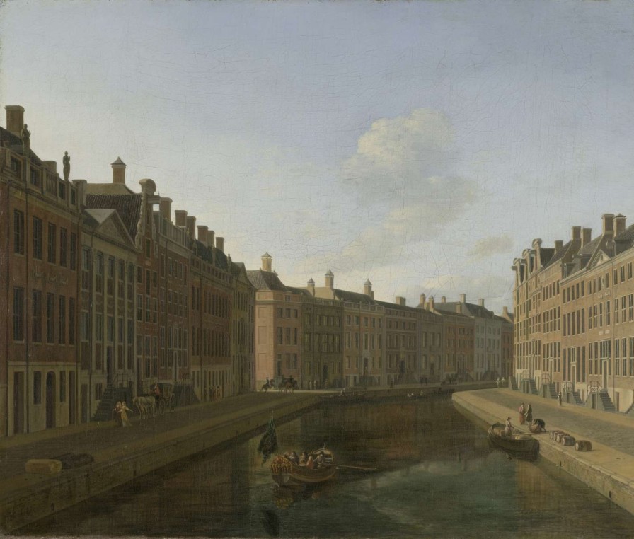 Architectuur Wallgroup | De Gouden Bocht In De Herengracht Vanuit Het Oosten Fotobehang