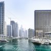 Architectuur Wallgroup | Boten In Dubai Marina Fotobehang