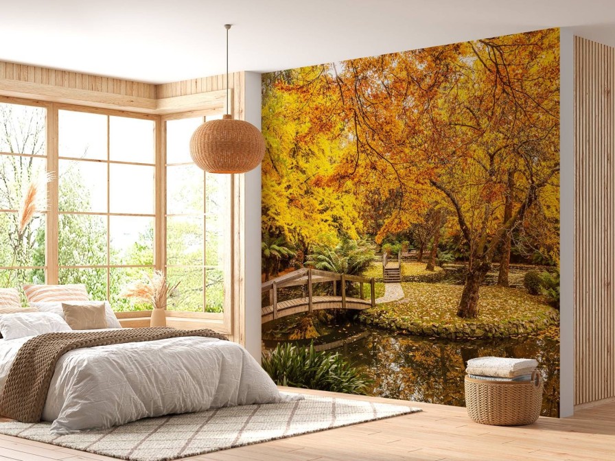 Natuur Wallgroup | Australisch Parkje In De Herfst Fotobehang