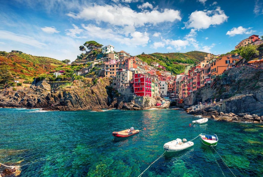 Landschap Wallgroup | Liguria In De Lente Fotobehang