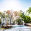 Natuur Wallgroup | Adam En Eva Fontein In Het Peterhof Fotobehang