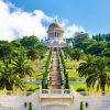 Natuur Wallgroup | Bahai-Wereldcentrum In Israel Fotobehang