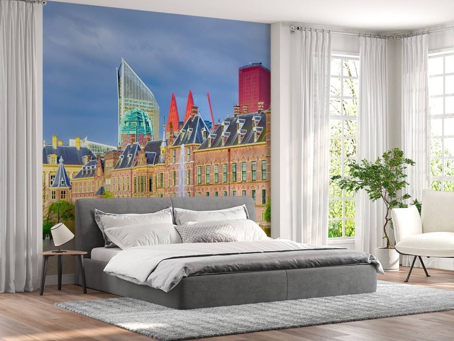 Architectuur Wallgroup | Het Binnenhof In De Lente Fotobehang