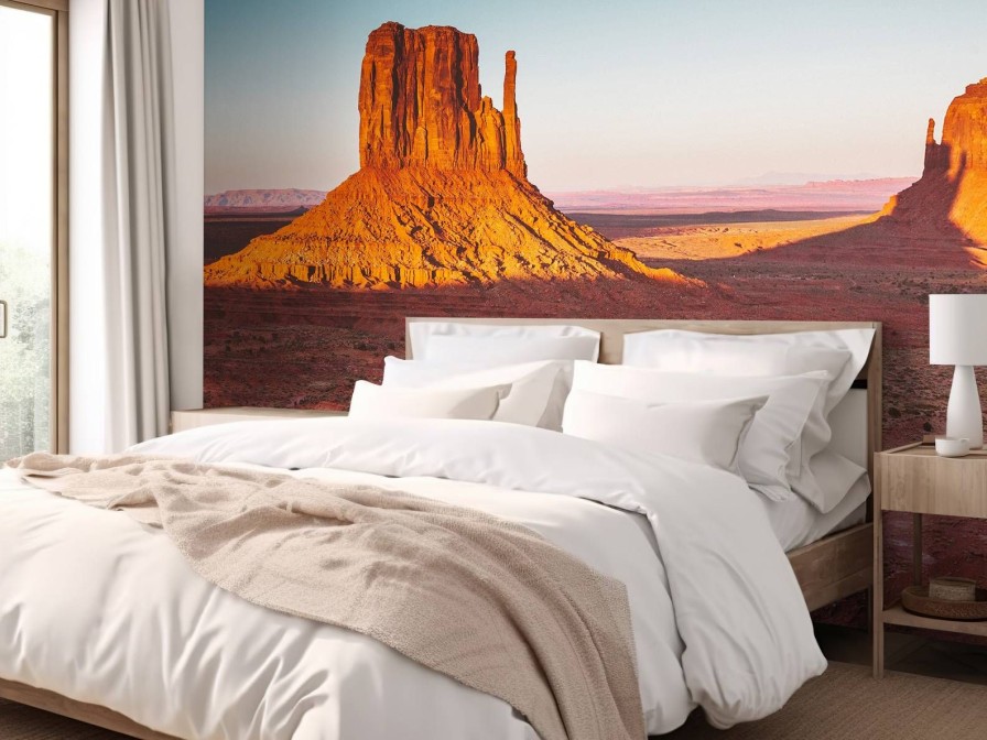 Landschap Wallgroup | Monument Valley In Arizona Fotobehang