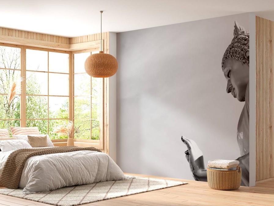 Kunst Wallgroup | Boeddha Met Een Handgebaar Fotobehang