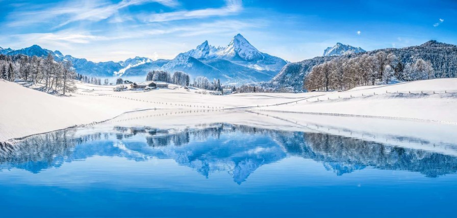 Landschap Wallgroup | Een Prachtig Ski Landschap Fotobehang