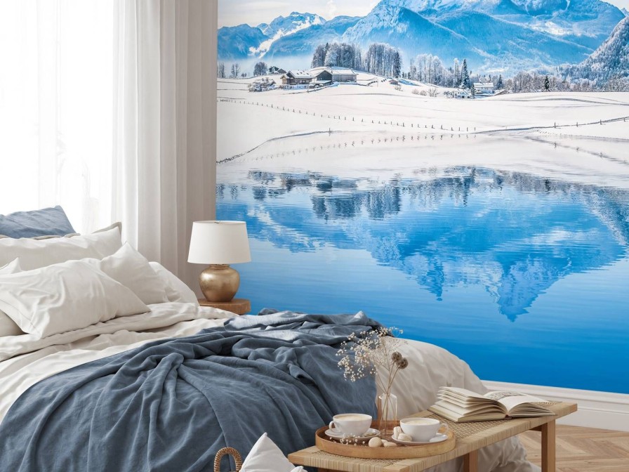 Landschap Wallgroup | Een Prachtig Ski Landschap Fotobehang