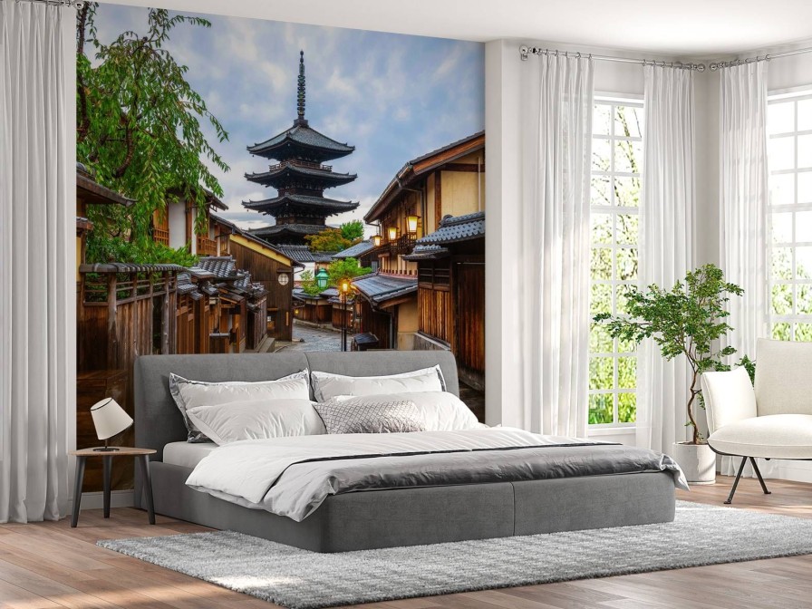 Architectuur Wallgroup | Yasaka Pagoda In De Ochtend Fotobehang