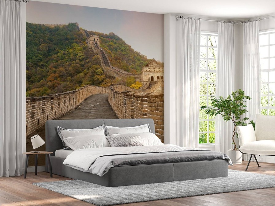 Landschap Wallgroup | Het Uitzicht Vanaf De Chinese Muur Fotobehang