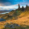 Landschap Wallgroup | Zonsondergang In Schotland Fotobehang