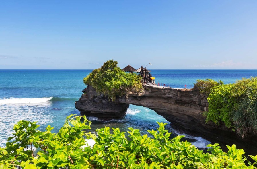 Landschap Wallgroup | Pura Tanah Lot Op Bali Fotobehang