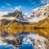 Landschap Wallgroup | Berglandschap In De Winter Fotobehang