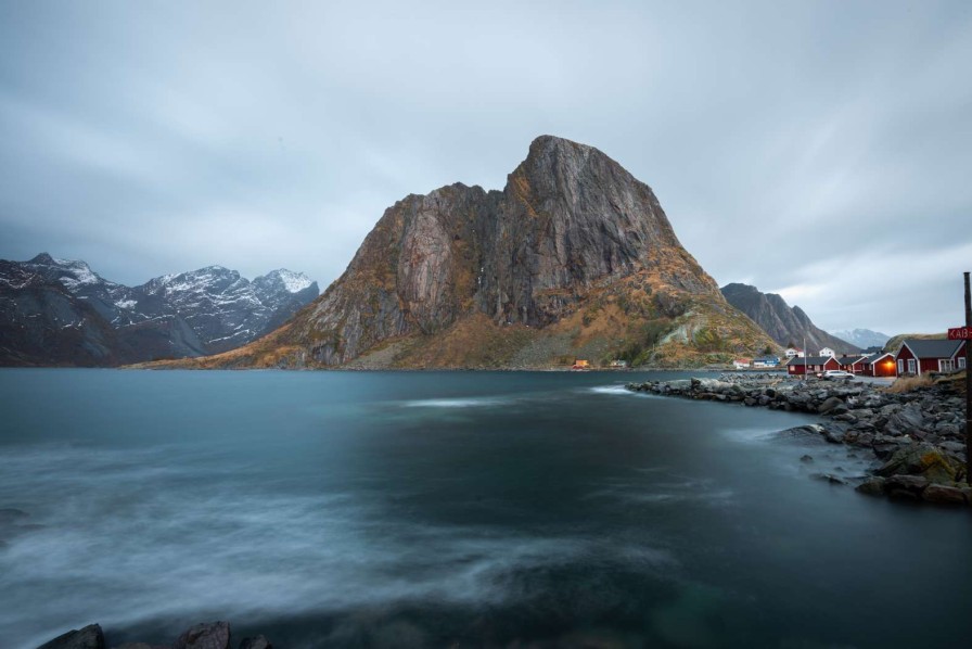 Landschap Wallgroup | Vissers Dorp In Noorwegen Fotobehang