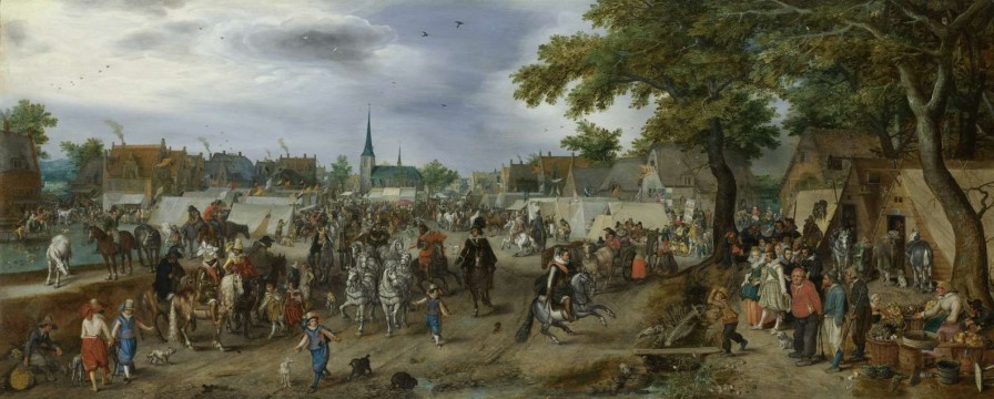 Kunst Wallgroup | Prins Maurits En Frederik Hendrik Op De Paardenmarkt Van Valkenburg Fotobehang