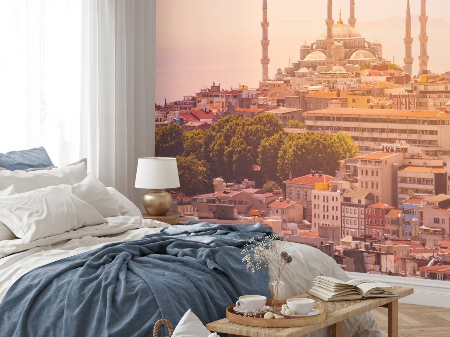 Architectuur Wallgroup | Istanbul Op Een Warme Dag Fotobehang