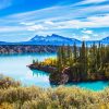 Natuur Wallgroup | Abraham Lake In Canada Fotobehang