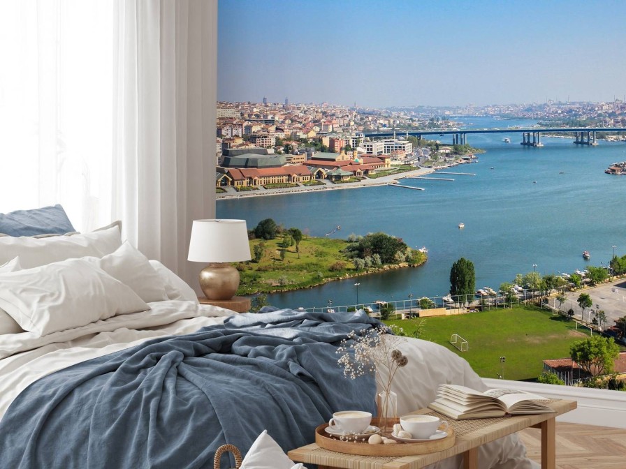 Architectuur Wallgroup | Gouden Hoorn In Istanbul Fotobehang