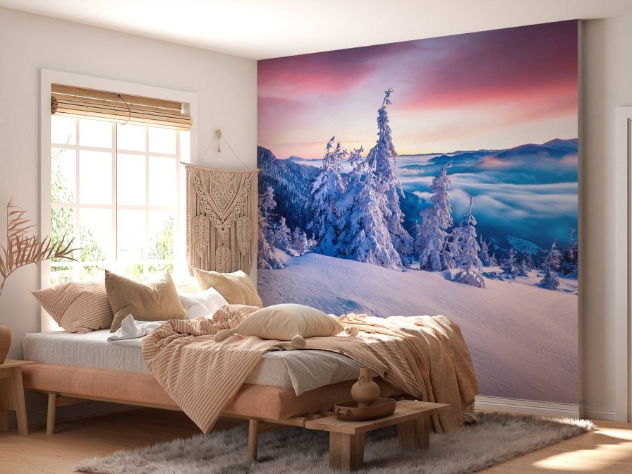 Landschap Wallgroup | De Karpaten In De Winter Fotobehang