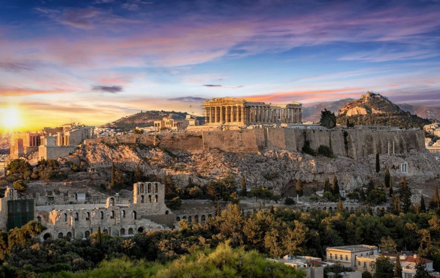 Architectuur Wallgroup | Akropolis In Athene Fotobehang