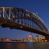 Architectuur Wallgroup | Sydney Harbour Bridge In De Avond Fotobehang