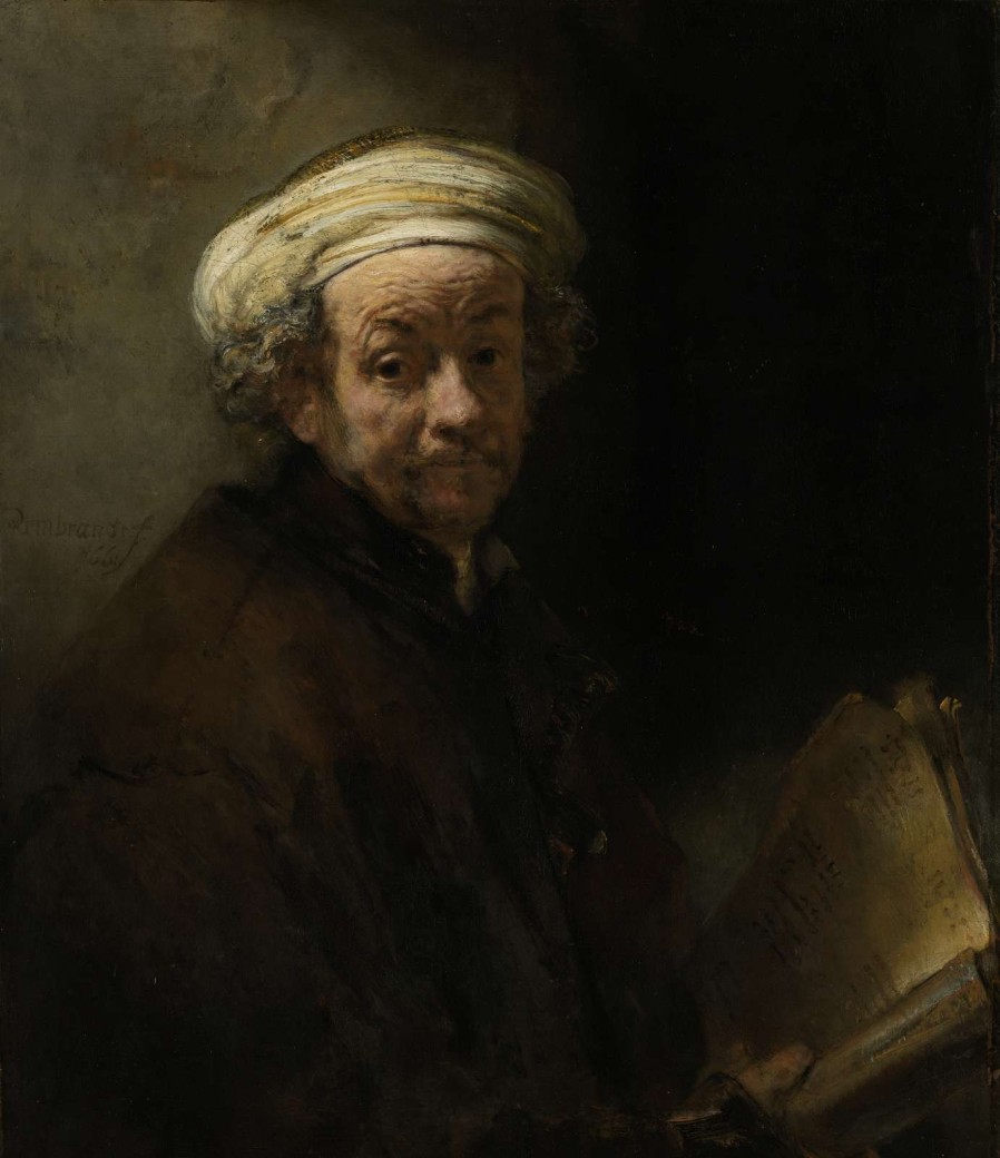 Kunst Wallgroup | Rembrandt Van Rijn Zelfportret Fotobehang