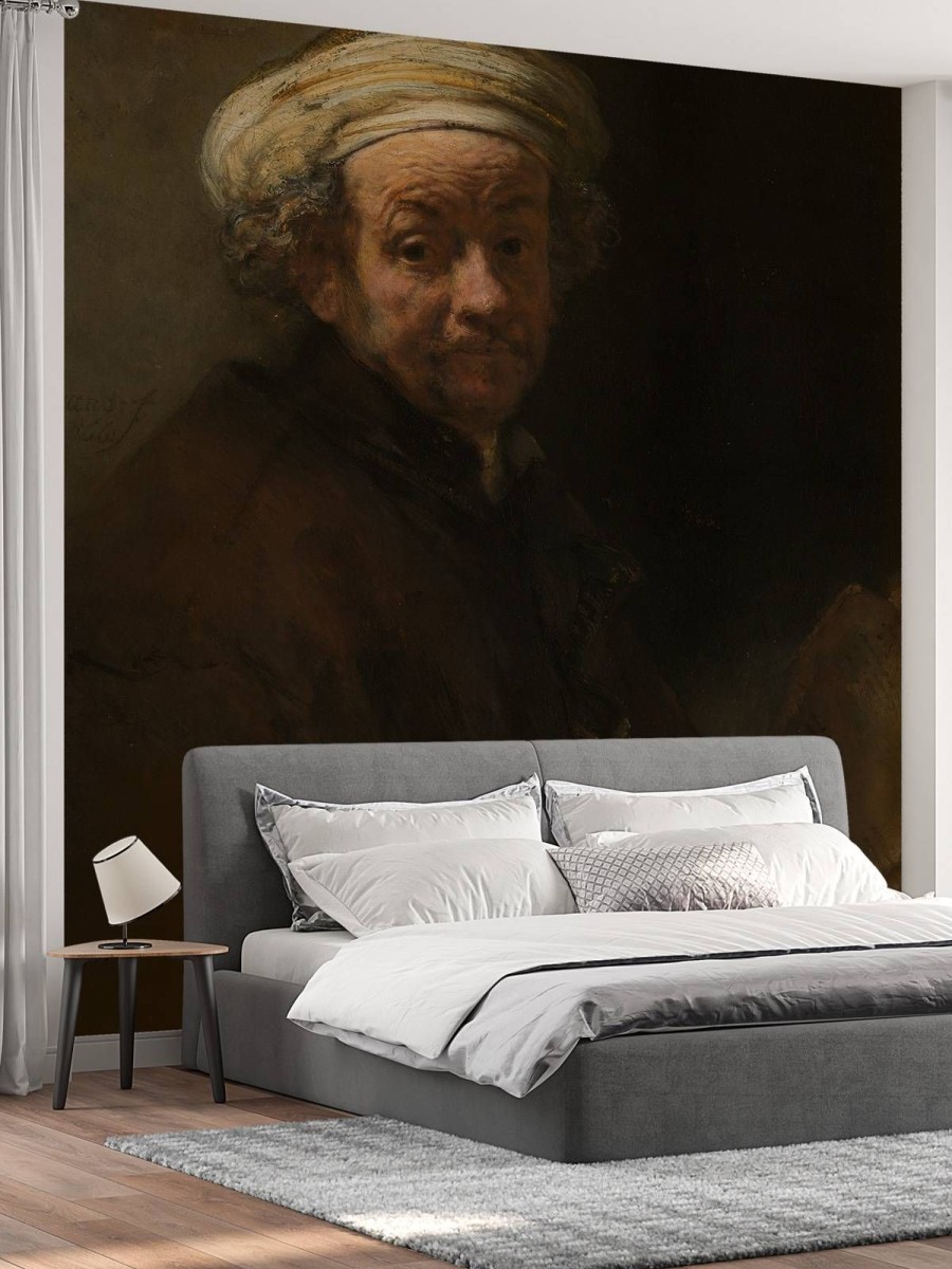 Kunst Wallgroup | Rembrandt Van Rijn Zelfportret Fotobehang