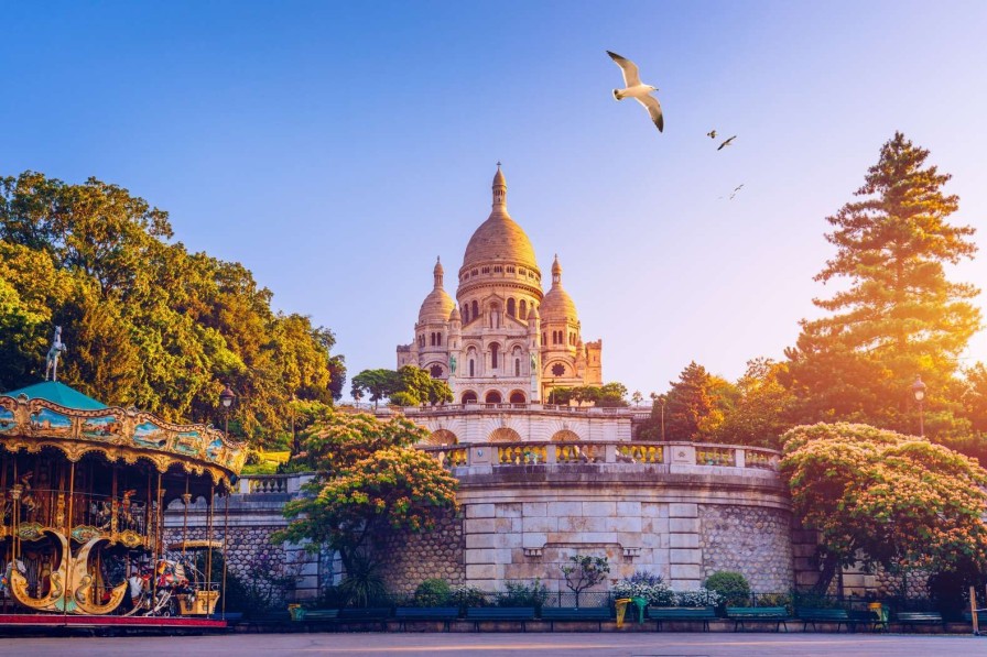 Architectuur Wallgroup | Sacre Coeur In Parijs Fotobehang