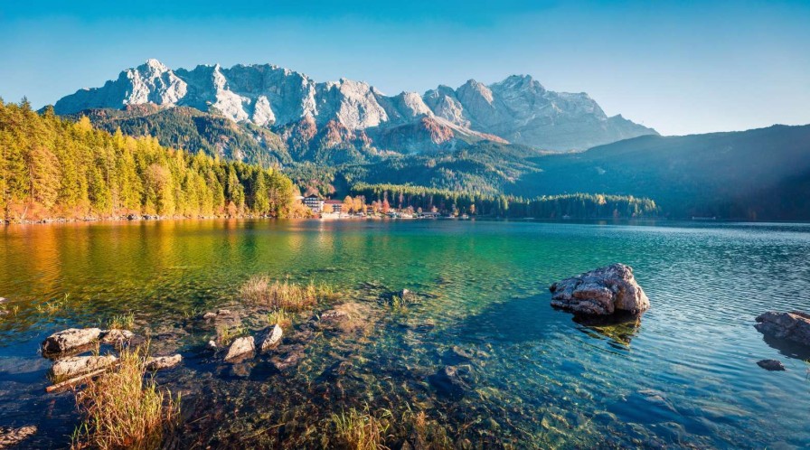 Landschap Wallgroup | Uniek Meer In Duitsland Fotobehang