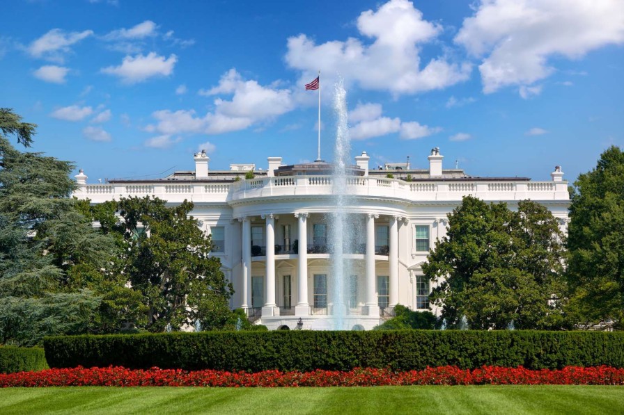 Architectuur Wallgroup | Het Witte Huis In Washington Fotobehang