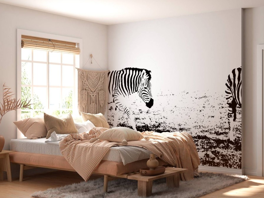 Dieren Wallgroup | Zebra'S In De Weide Design Fotobehang