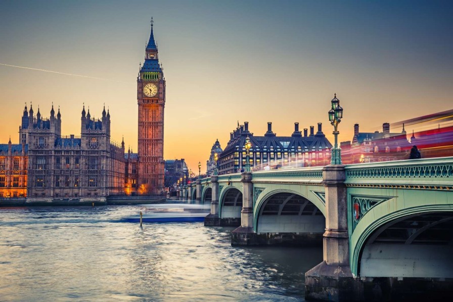 Architectuur Wallgroup | De Big Ben En De Houses Of Parliament In Londen Fotobehang