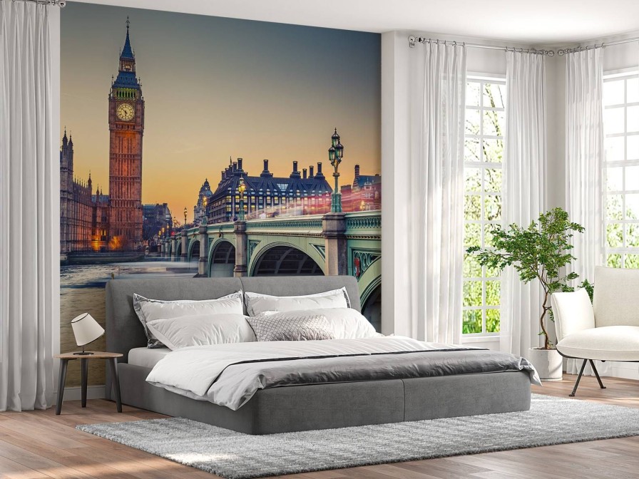 Architectuur Wallgroup | De Big Ben En De Houses Of Parliament In Londen Fotobehang